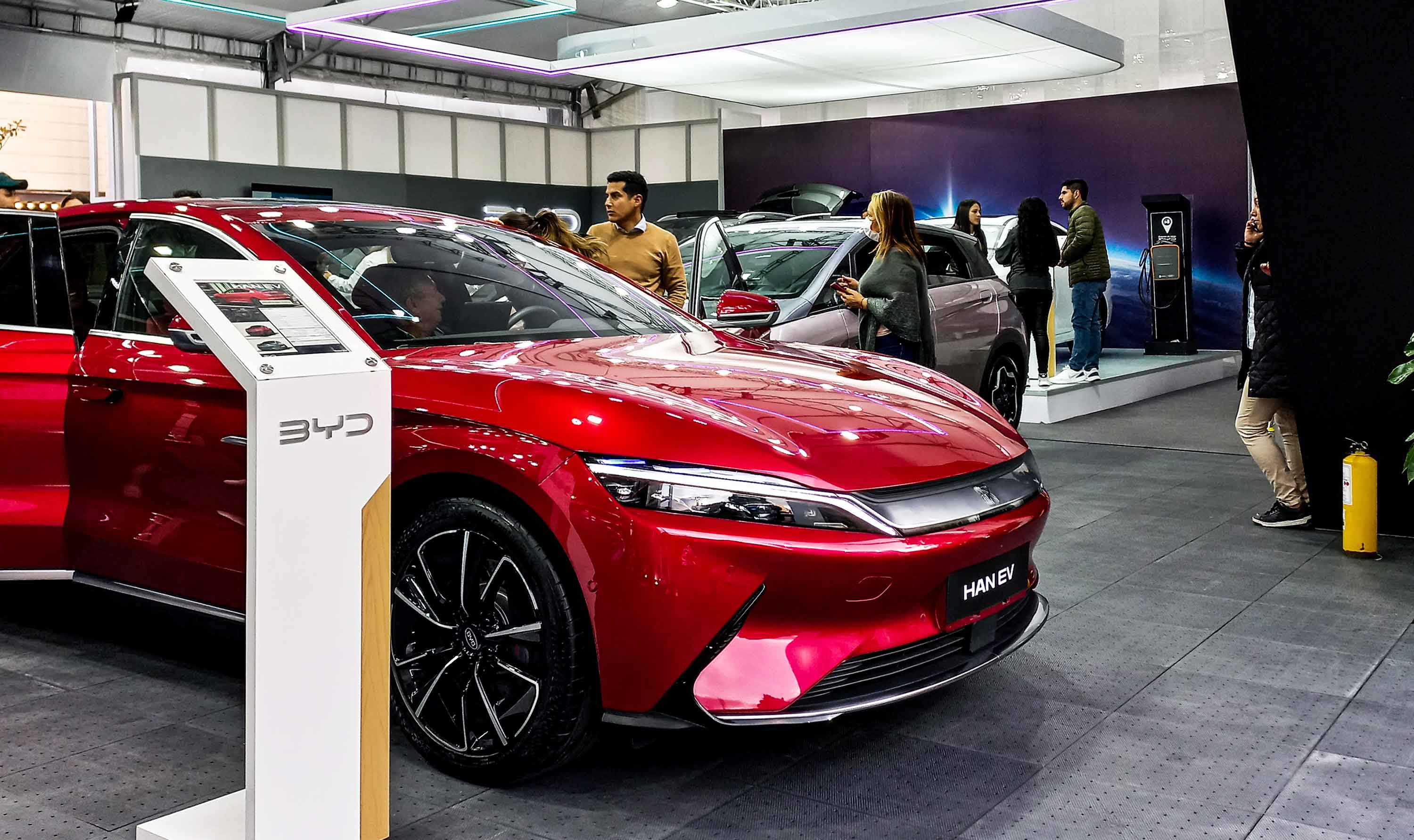 中國自主品牌新能源車款已開始行銷全球
